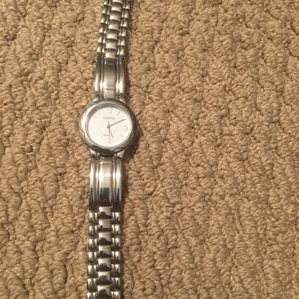 Geneva Silver Watch